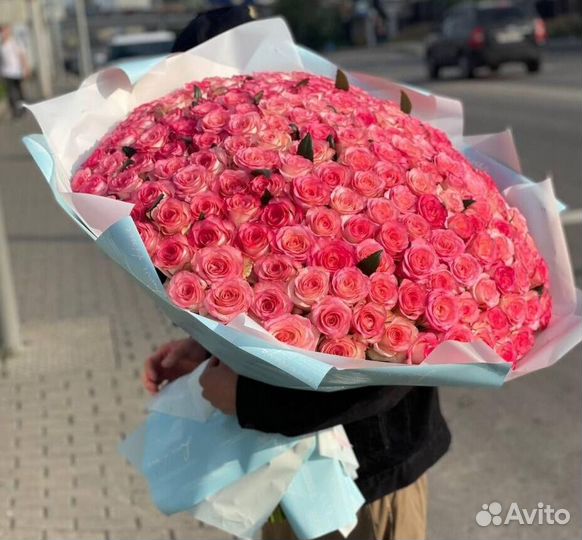 101 роза 31 51 роза Цветы