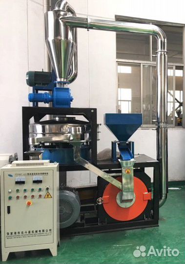 Мельница дисковая для измельчения пластика