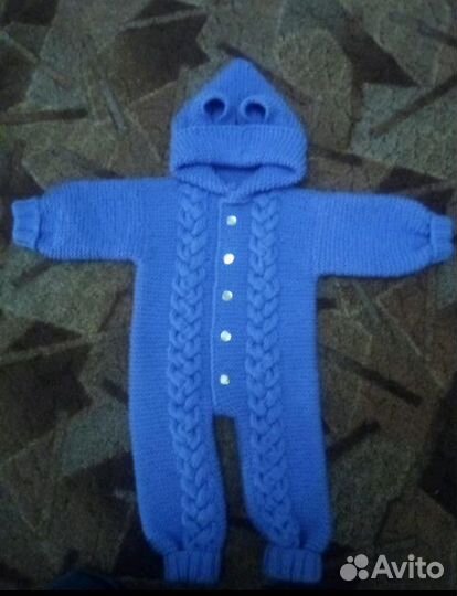 Вязаный комбинезон