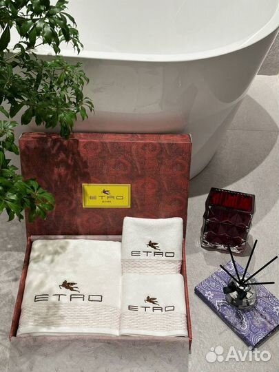 Набор махровых полотенец Etro Италия Оригинал