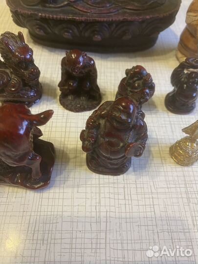 Продам фигурки Будды и животных одним лотом