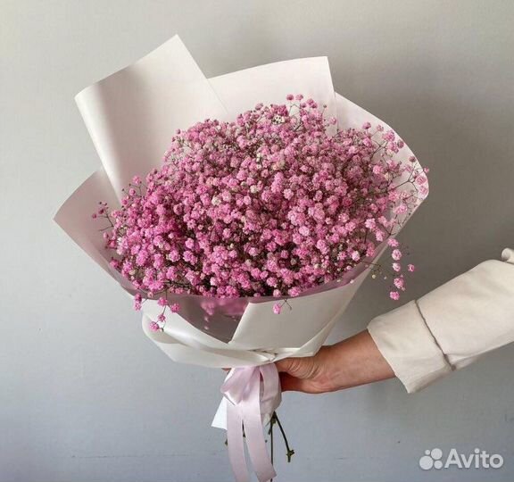 Гипсофила, радужная гипсофила, букет с доставкой