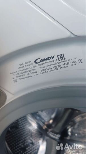 Стиральная машина candy smart GVF 4137 WHN2 07