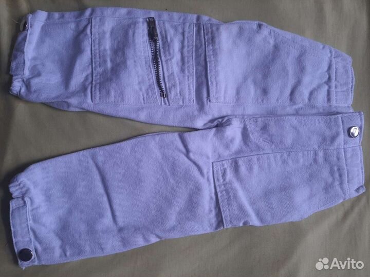 Джинсы детские белые