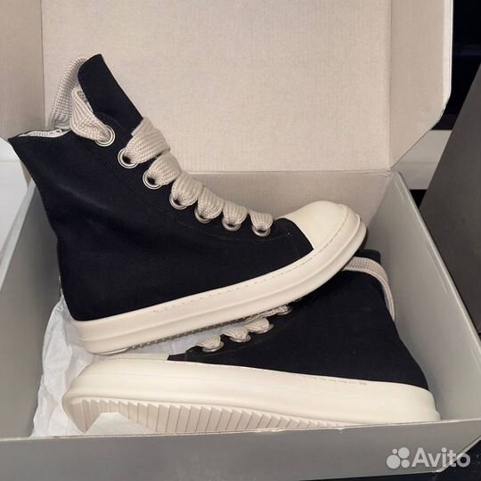 Rick Owens drkshdw Jumbo high black milk Оригинал