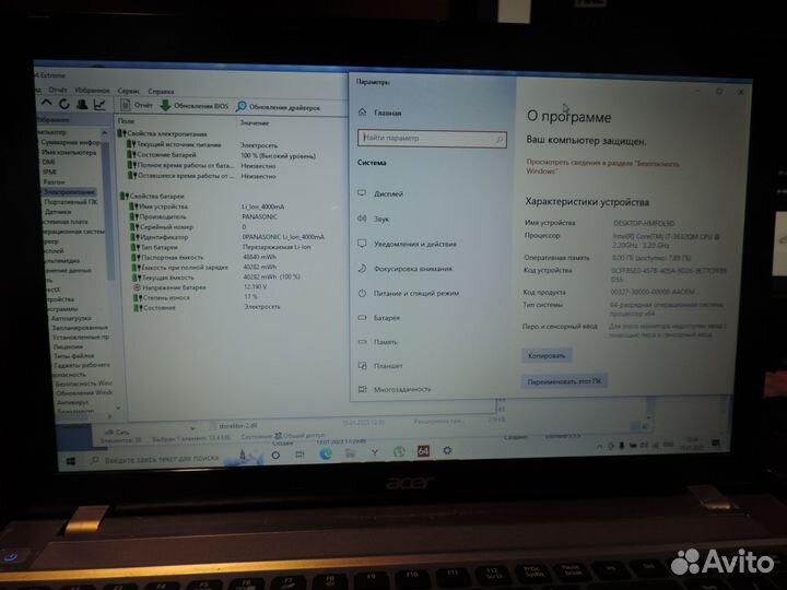 Ноутбук Acer aspire v3 571g i7