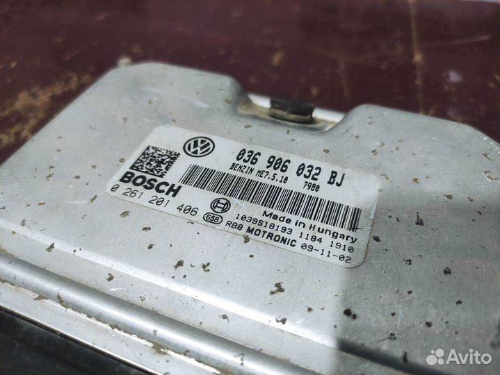 Блок управления двигателем Skoda Octavia a4