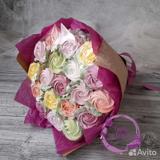 Зефирные букеты, зефир в подарок