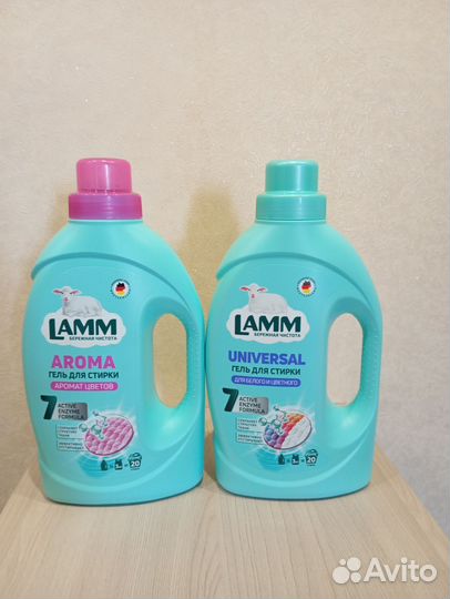 Гель для стирки lamm бережная чистота 1,3 кг