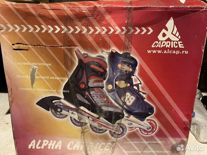 Роликовые коньки alpha caprice