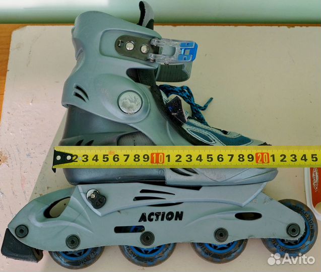 Роликовые коньки Action размер 30-35