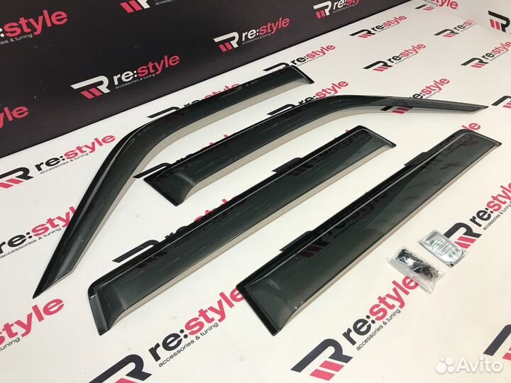 Ветровики Nissan Patrol 61 97-07 Kanglong Y2760