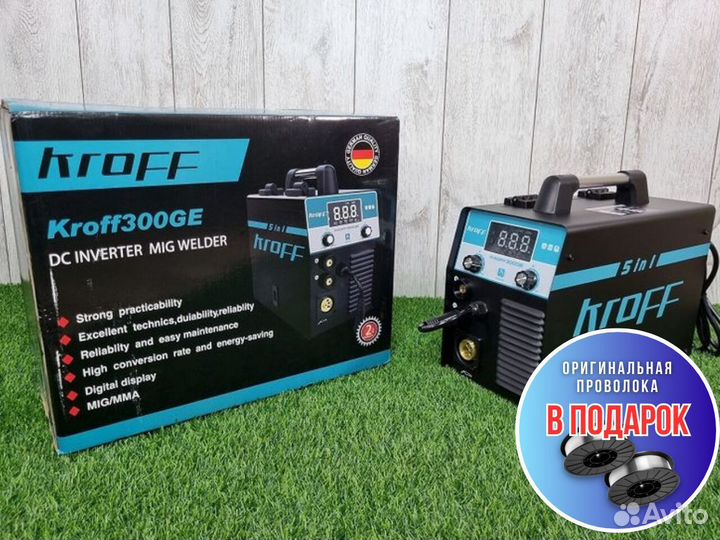 Полуавтомат Сварочный kroff 300GE с проволокой