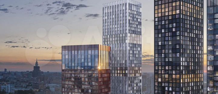 3-к. квартира, 93,9 м², 32/54 эт.