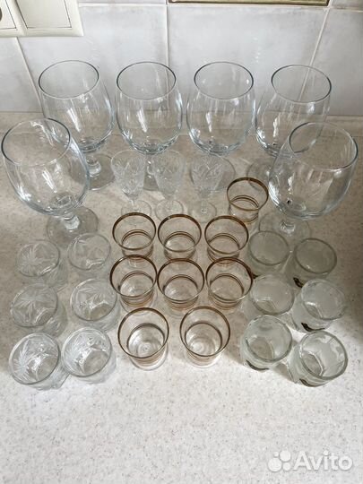 Хрустальные рюмки