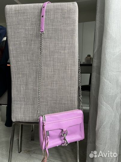 Сумка жен. rebecca minkoff, нат. кожа, сиреневый