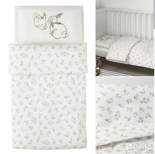 Детское постельное белье IKEA новое
