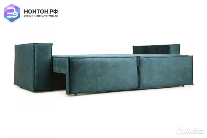 Диван еврокнижка Лофт аквамарин