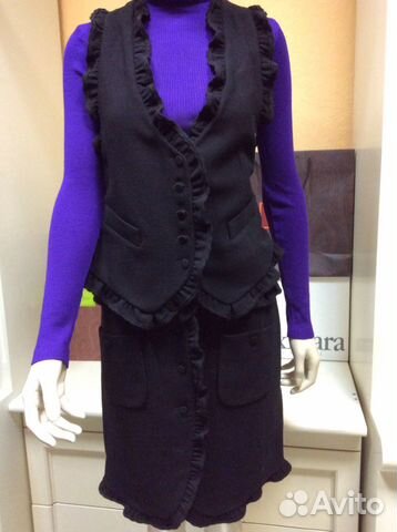 Sonia Rykiel оригинал жилет и юбка