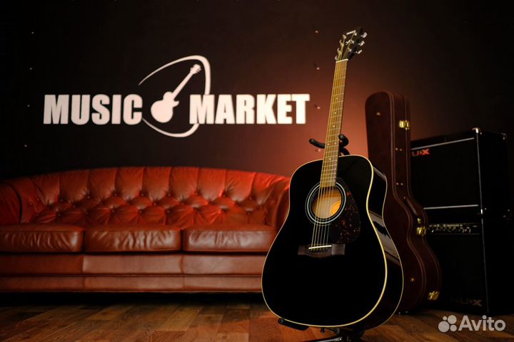 Акустическая гитара Yamaha F370 black (Комплект)