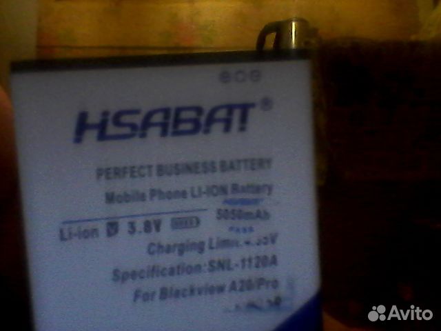 Аккумулятор для blackview a20 pro 5050 mAh
