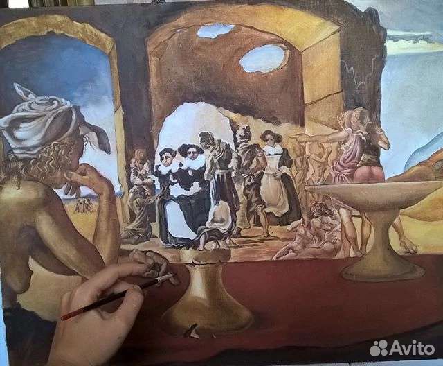 Картина маслом Дали