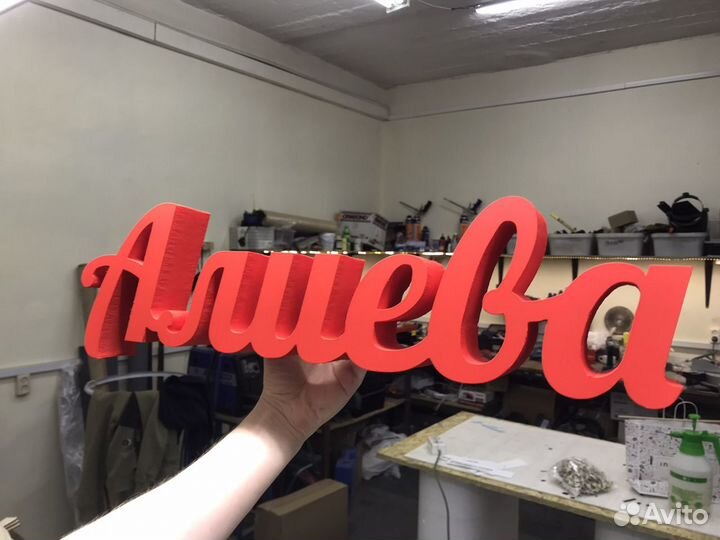 Буквы, цифры и логотипы из пенопласта