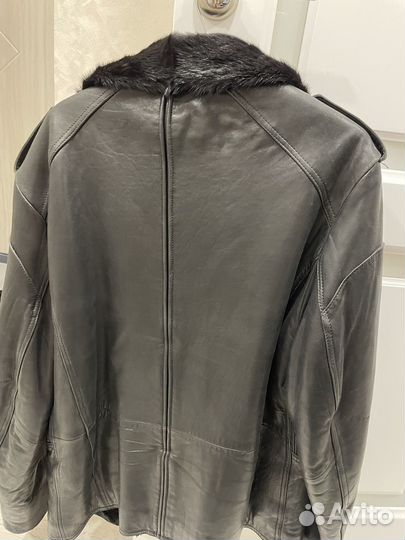 Дубленка натуральная мужская 48 50 размер