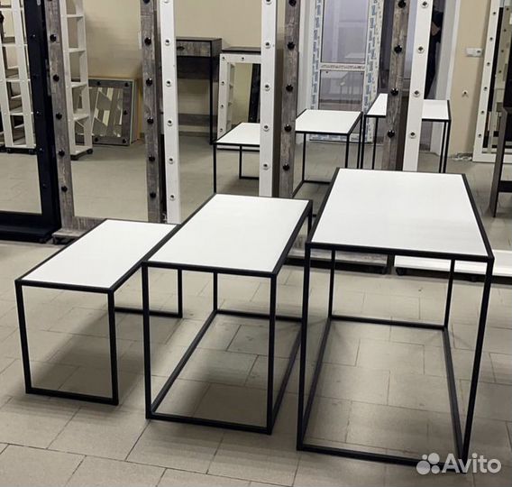 Столы лофт 3 шт