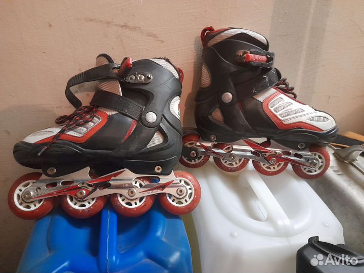 Роликовые коньки детские раздвижные
