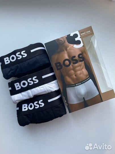 Трусы 3шт Boss