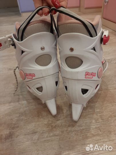 Коньки детские раздвижные 33 36