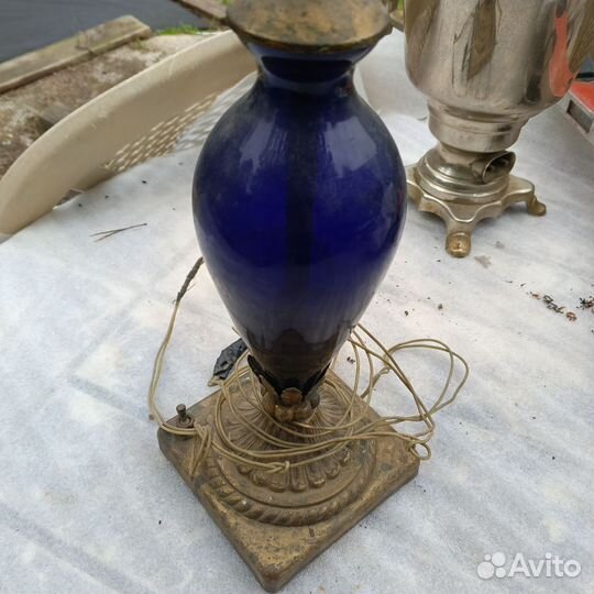 Винтаж: Лампа настольная антикварная