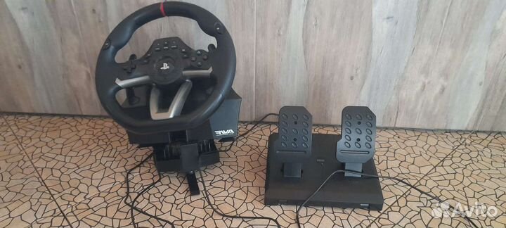 Игровой руль с педалями для ps4
