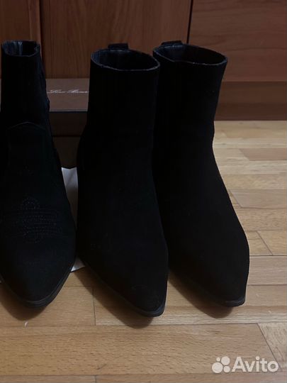 Полусапоги казаки черные 40