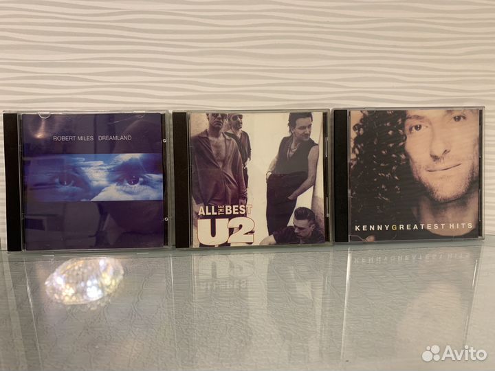 Robert Miles, U2, Kenny G фирменные CD