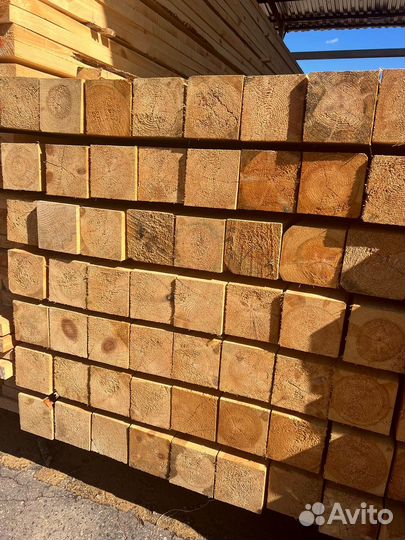 Брус обрезной 100х150х6000мм с доставкой