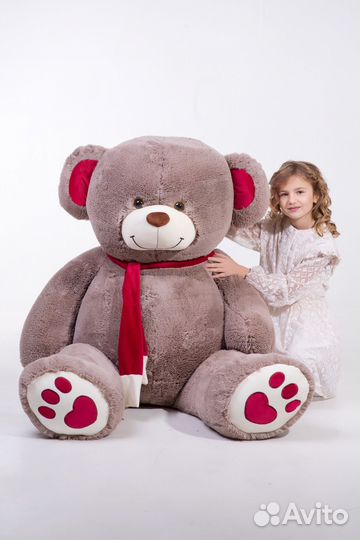 Большой плюшевый мишка 190см