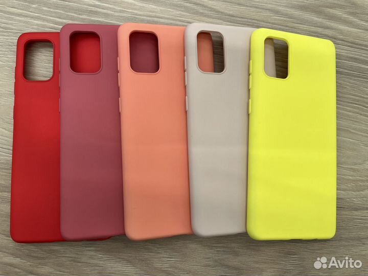 Чехол силиконовый на Samsung A71