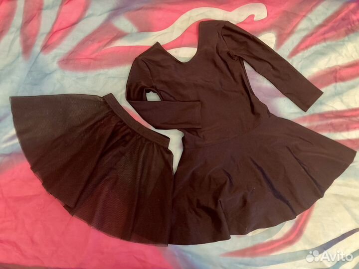 Купальник и юбочка для гимнастики/танцев