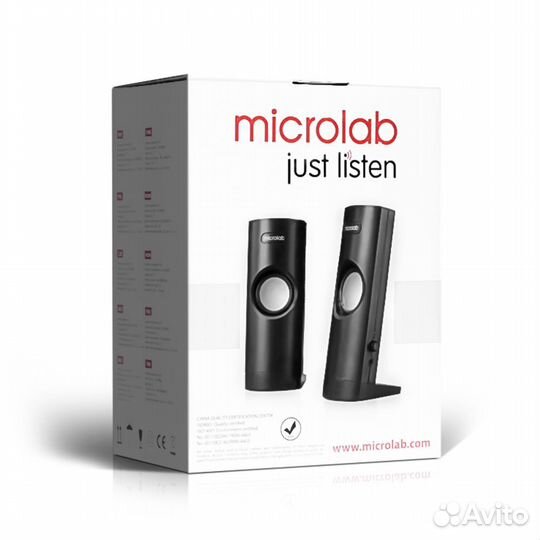 Колонки 2.0 Microlab B-18, 3W RMS (1,5W+1,5W), USB