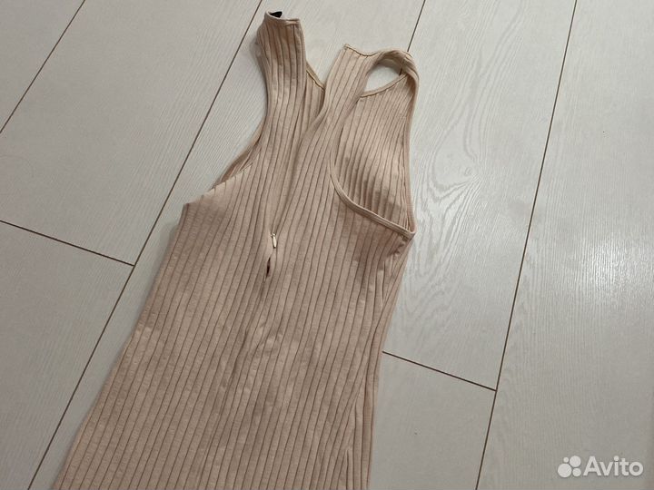 Комбинезон бежевый летний zara