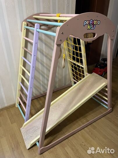 Детский спортивный комплекс деревянный