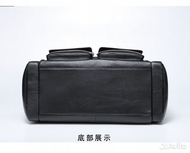 Спортивная сумка из натуральной кожи