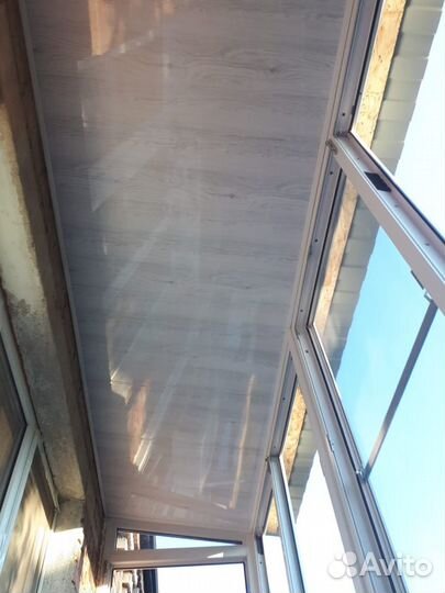 Балкон остекленный, балкон под ключ