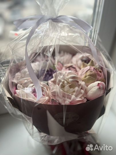 Зефирный букет, подарочный набор, съедобный букет