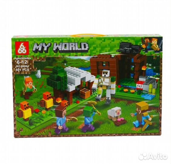 Конструктор MY world 66064 (501 дет.)