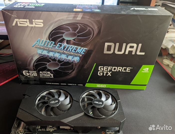 Asus GeForce GTX 1660 dual EVO 6Gb