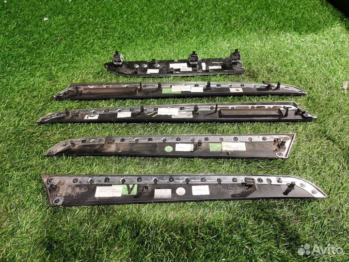 Комплект вставок в карты и торпедо a6 c6 audi