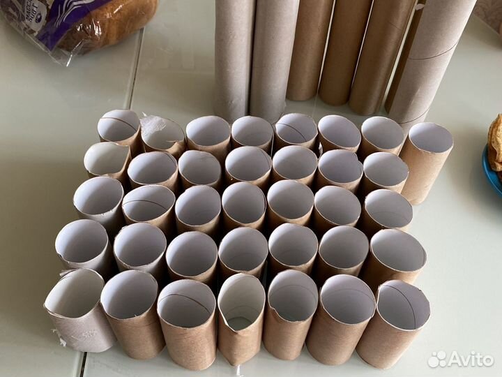 Втулки от туалетной бумаги и полотенец